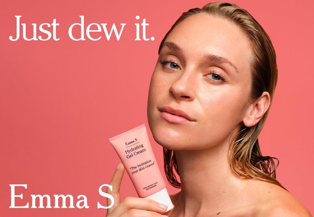 Emma S. Hydrating Gel Cream.