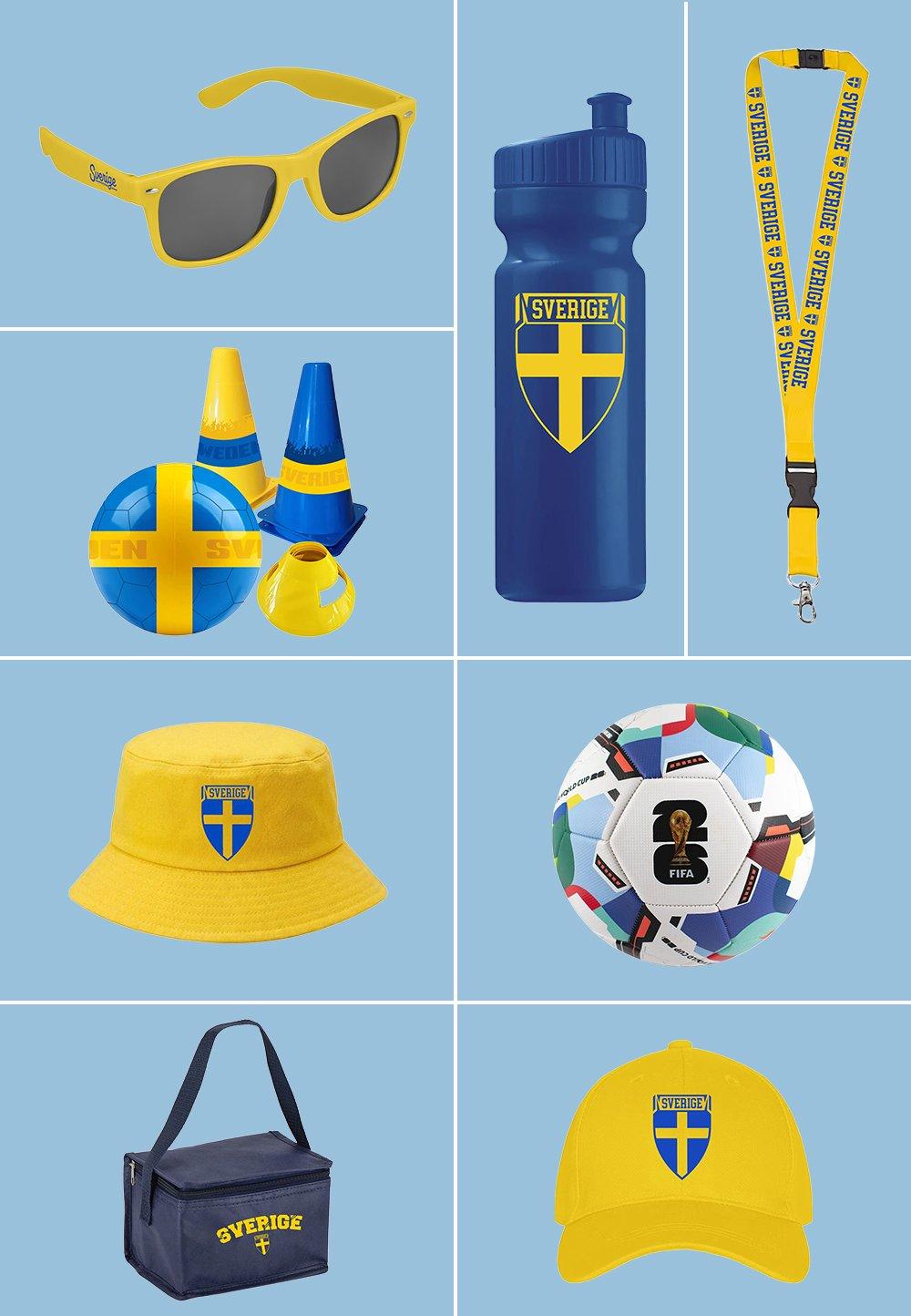 Produkter till fotbolls-vm.