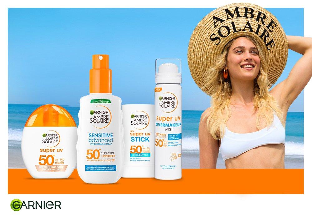 Solskyddsprodukter från Garnier.