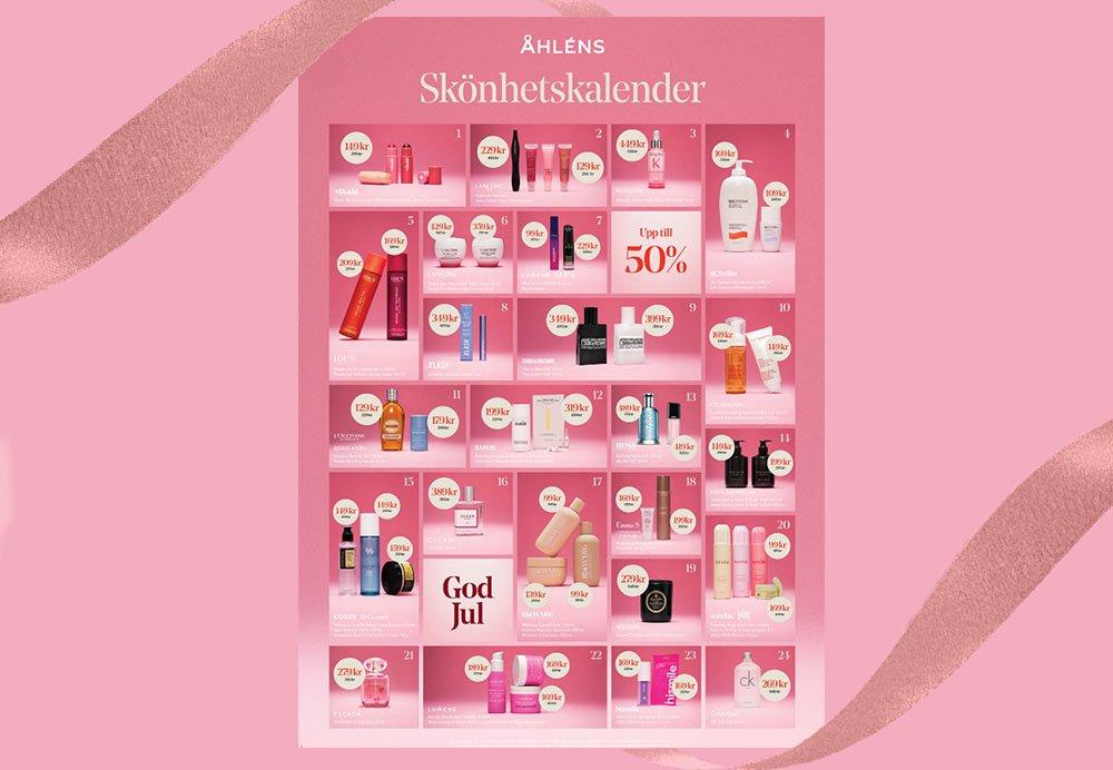 Åhléns skönhetakalender.