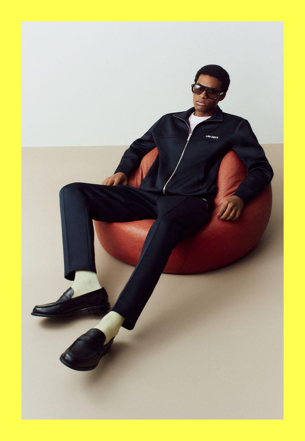 Herrmode, väskor, skor, smycken och klockor.