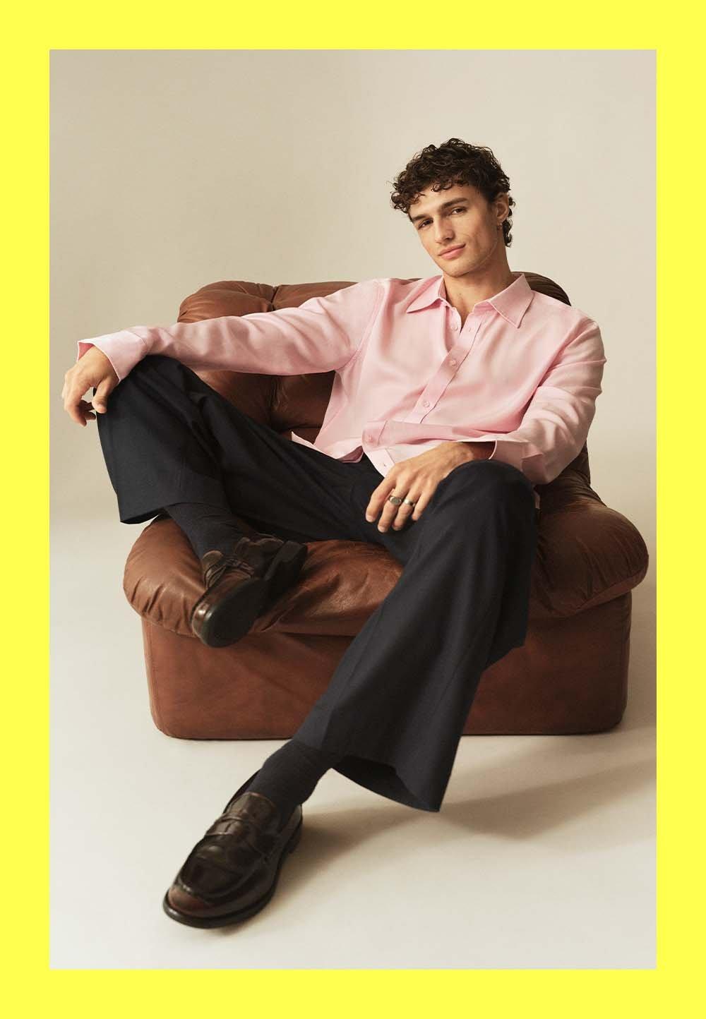 Herrmode, väskor, skor, smycken och klockor.