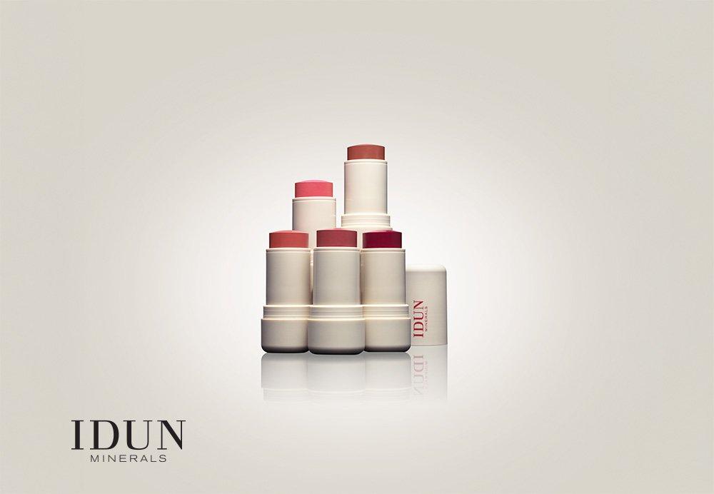 Idun Minerals Soft Tint Blush Sticks.