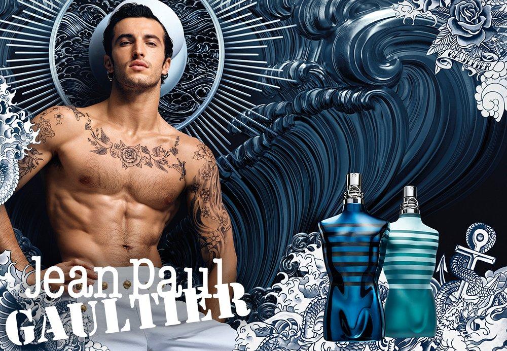 Jean Paul Gaultier Le Male in Blue.