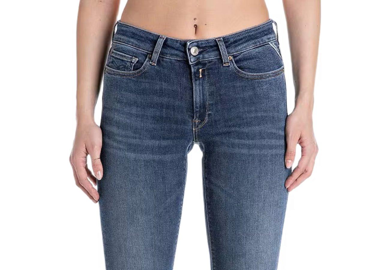 Midjehöjd mid waist jeans för dam