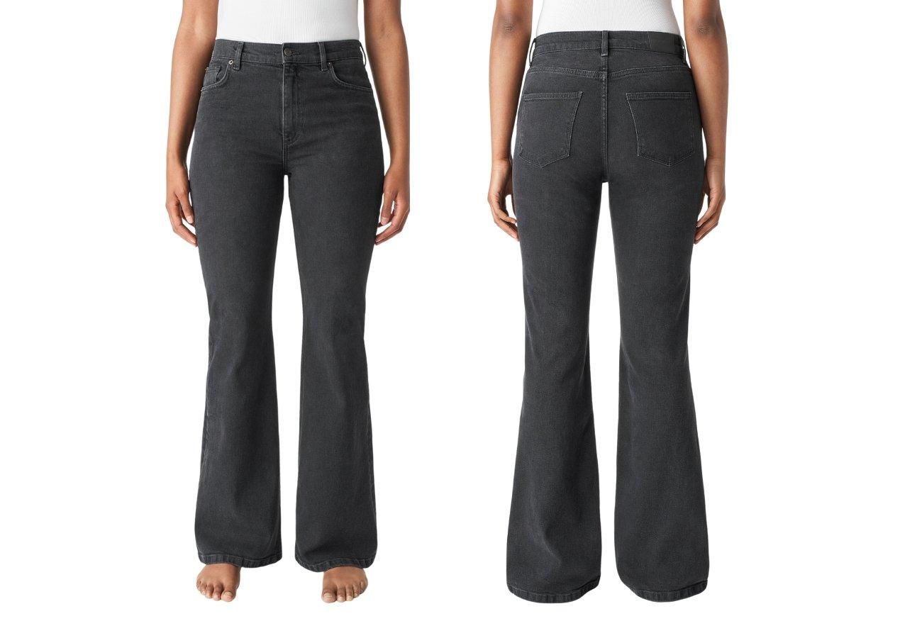 Passform bootcut jeans för dam