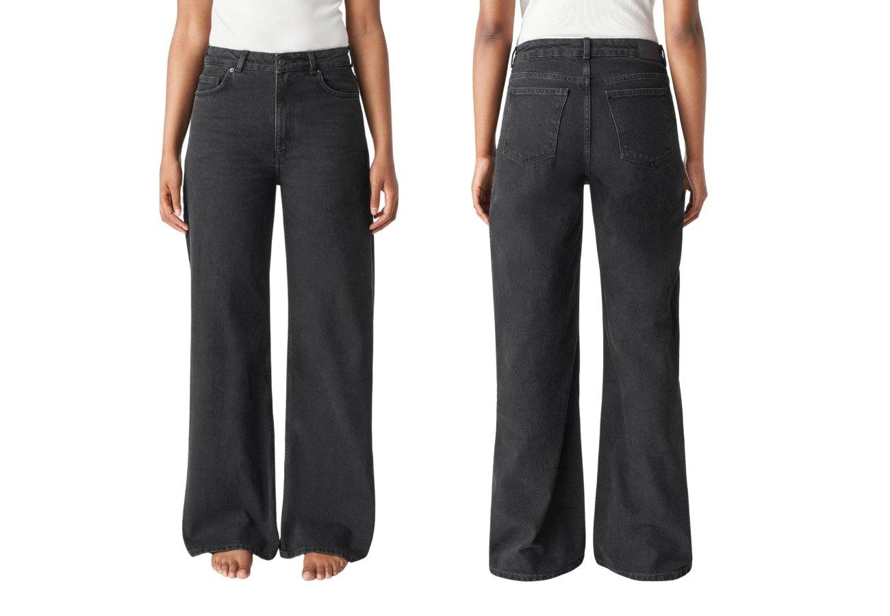 Passform wide jeans för dam