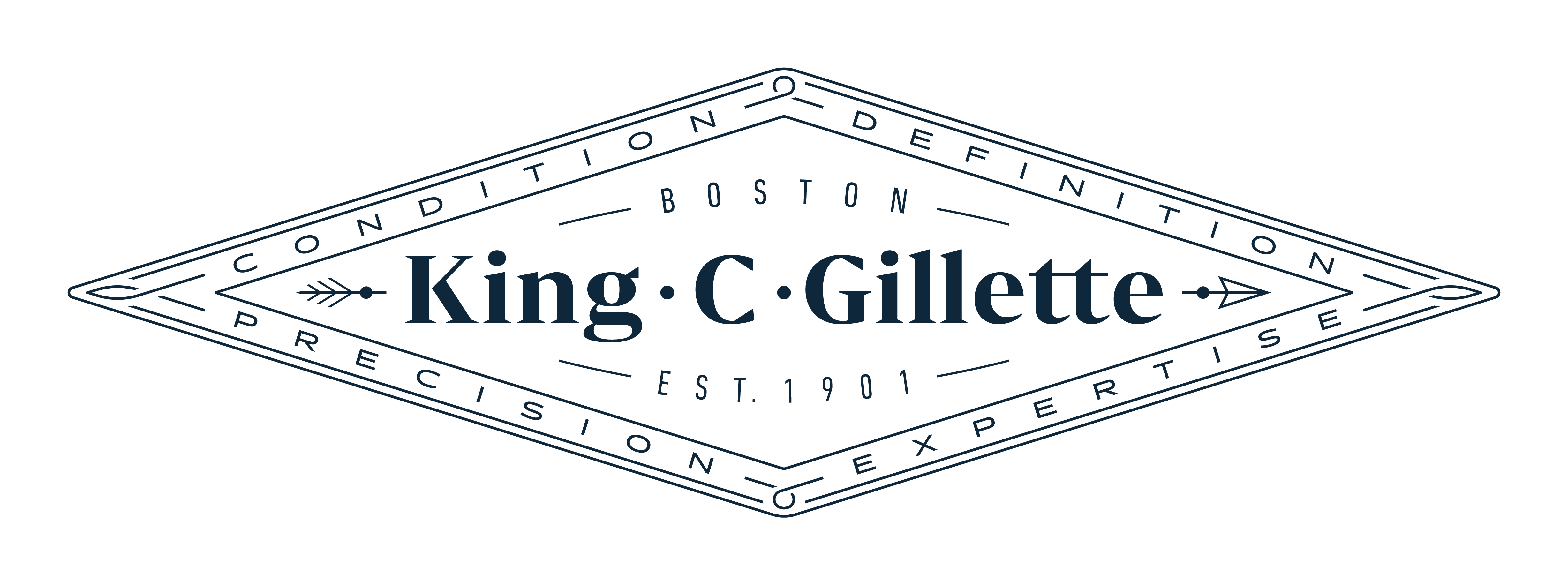 King C Gillette logotype
