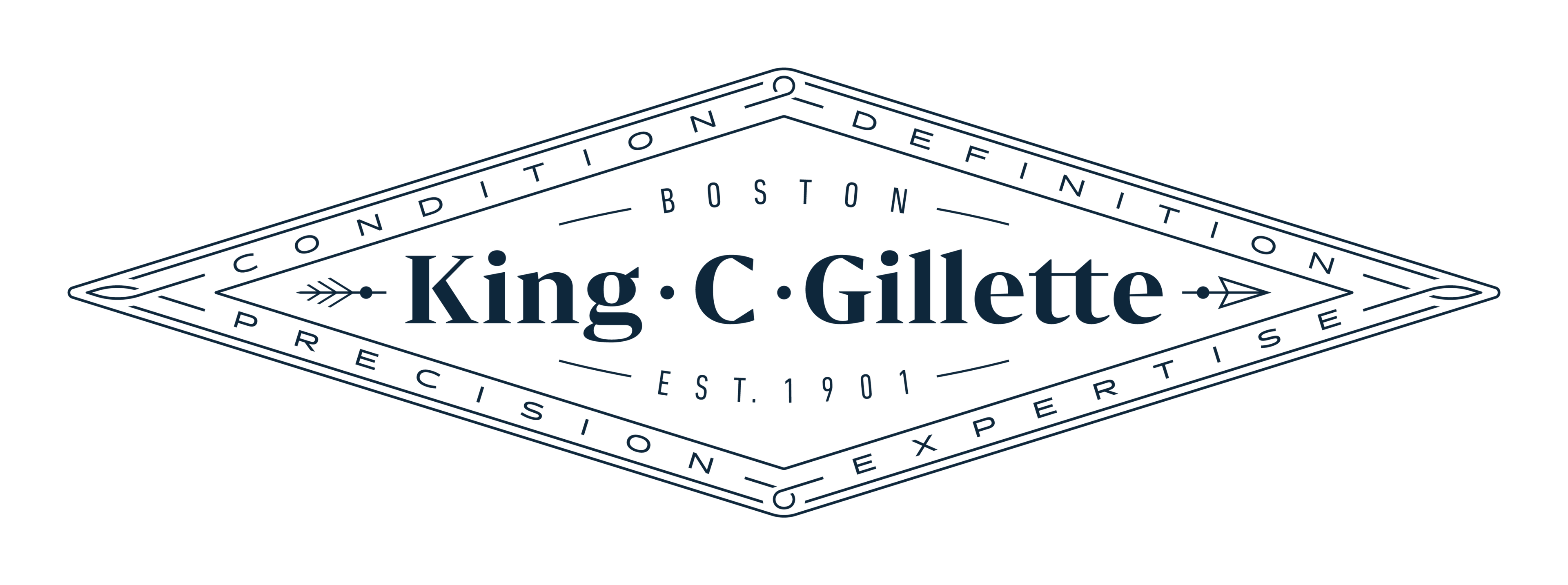 King C Gillette logotype