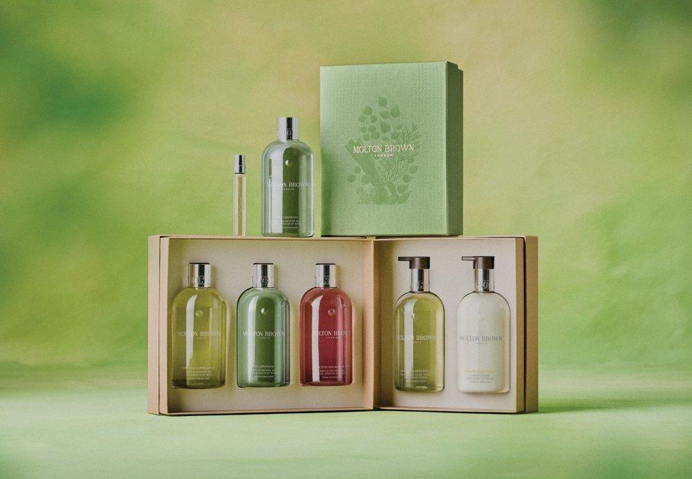 Gåvoset från Molton Brown.