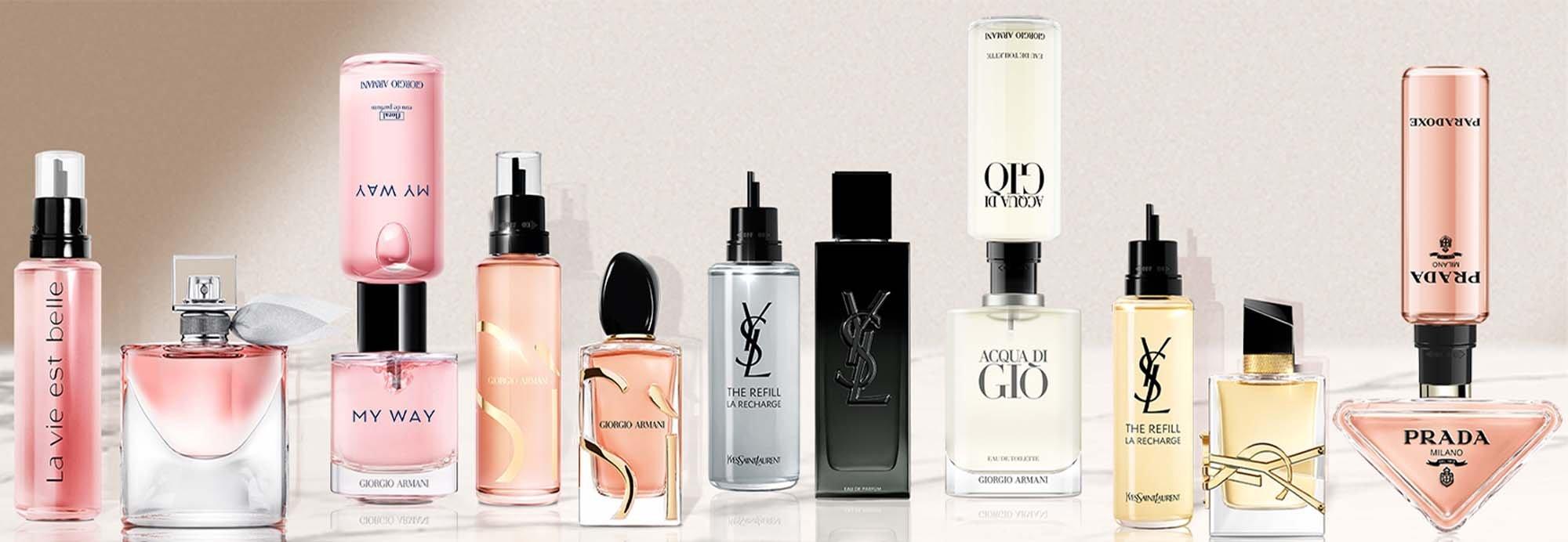 Refillprodukter för parfymer
