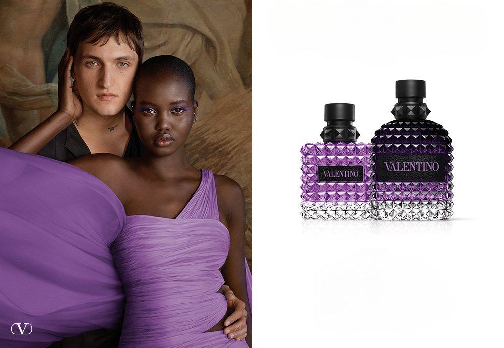 Valentino Born in Roma Donna Purple Melancholia.