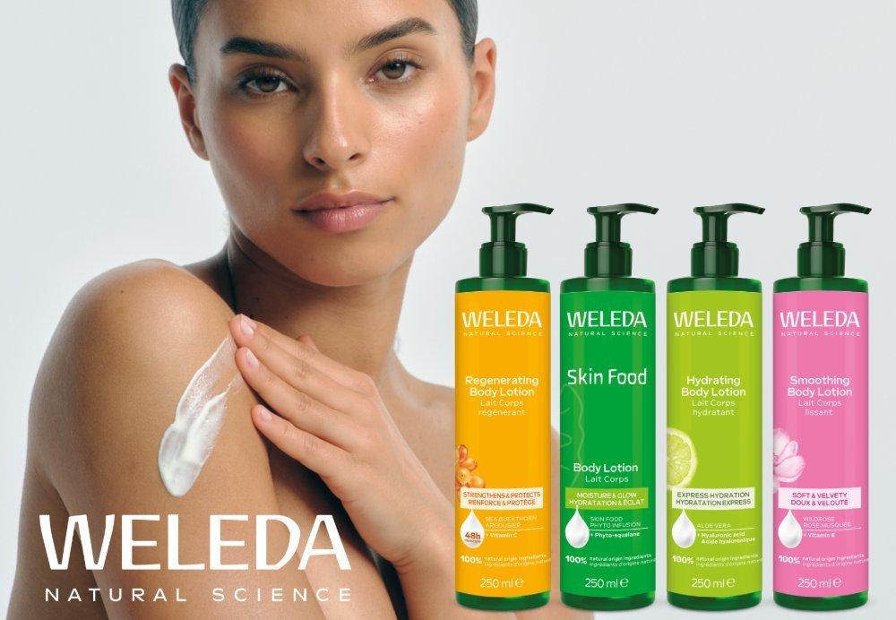 Weleda kroppsvård.