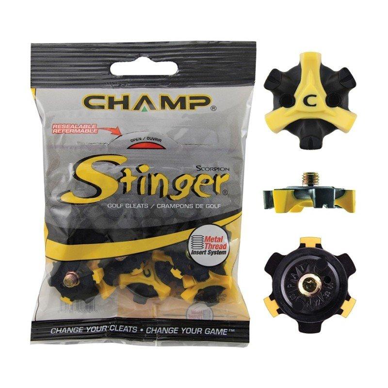 Stinger Cleats Small Metal Thread 6mm (22) Pack