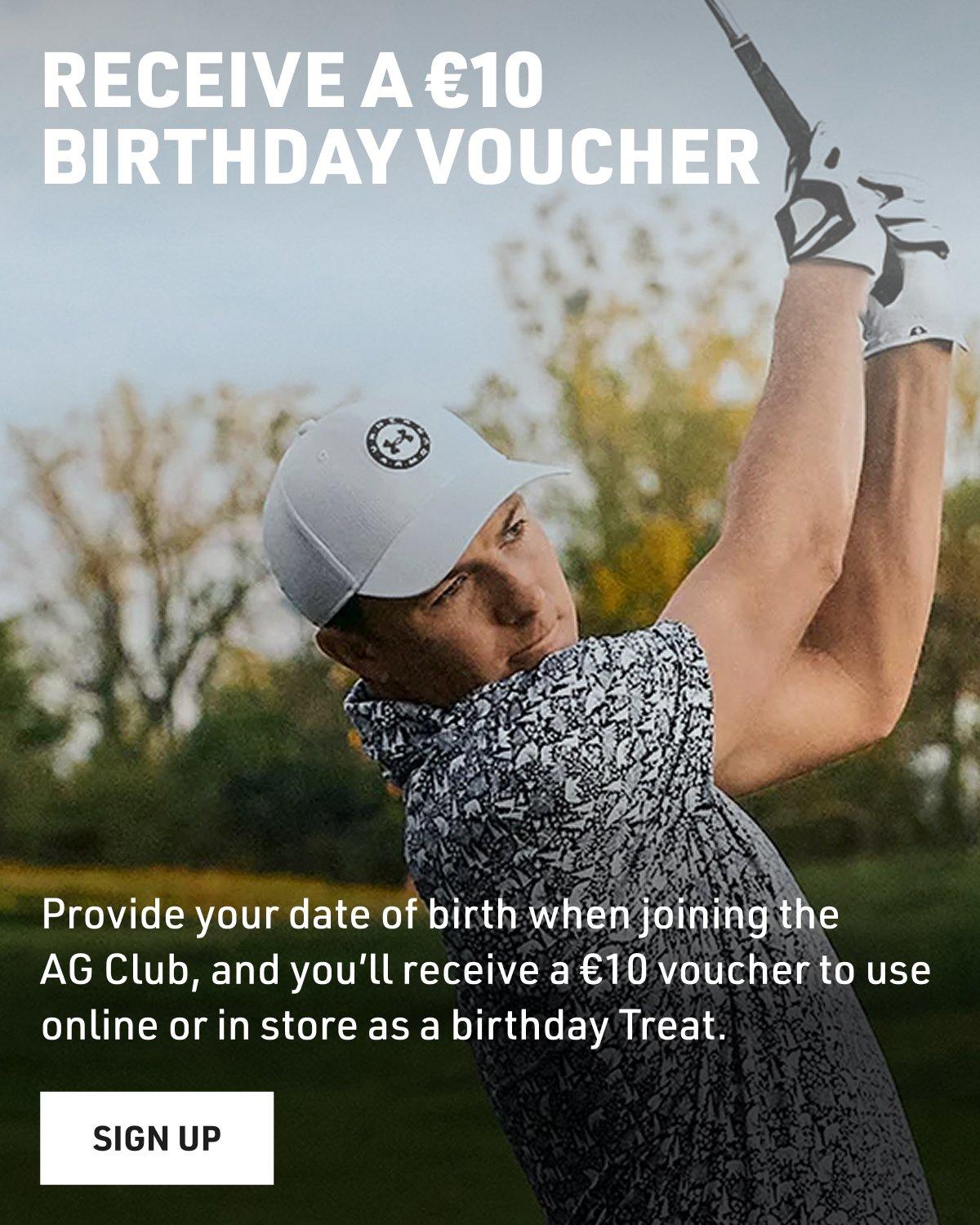 €10 Birthday Voucher