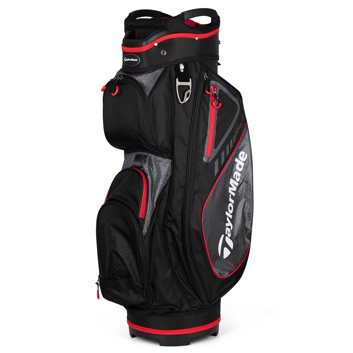 TaylorMade ゴルフバッグ スタンド付き ブラック/レッド Taylormade Select Plus Lightweight Golf Cart Bag | American Golf
