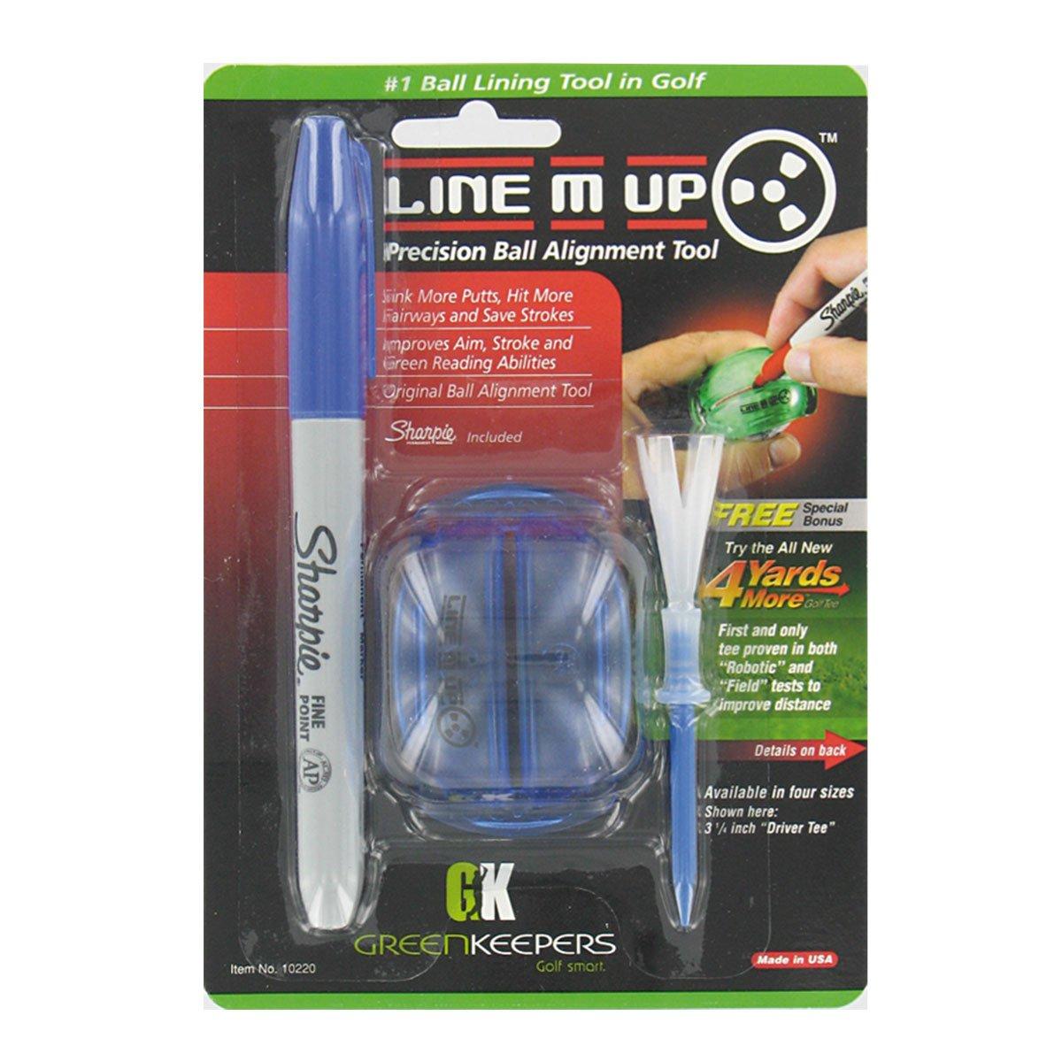 The Golfers Club Line M-Up Golf Ball Marking