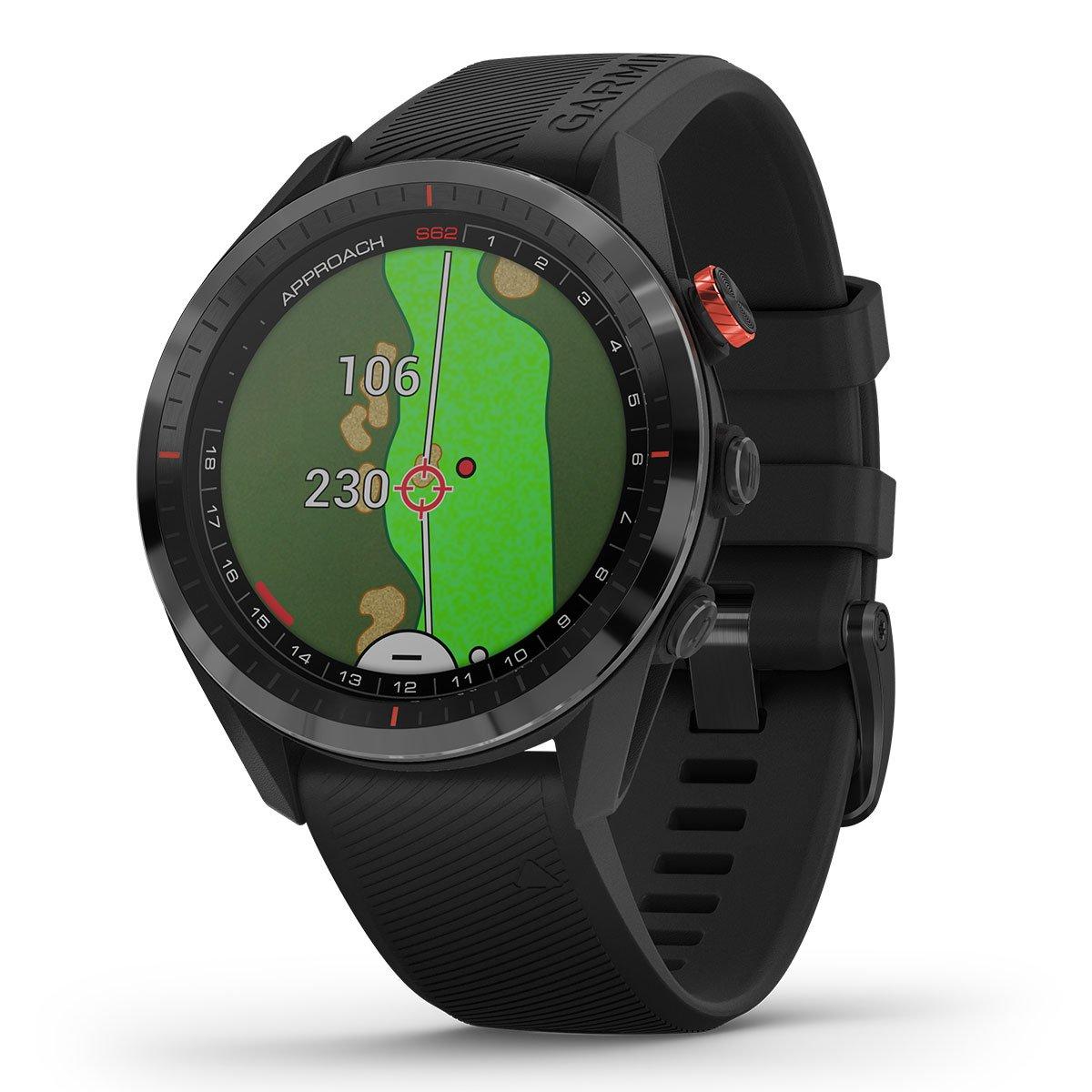 GARMIN Approach S62 Black GPSゴルフウォッチ 359285-Black-Garmin-Approach-