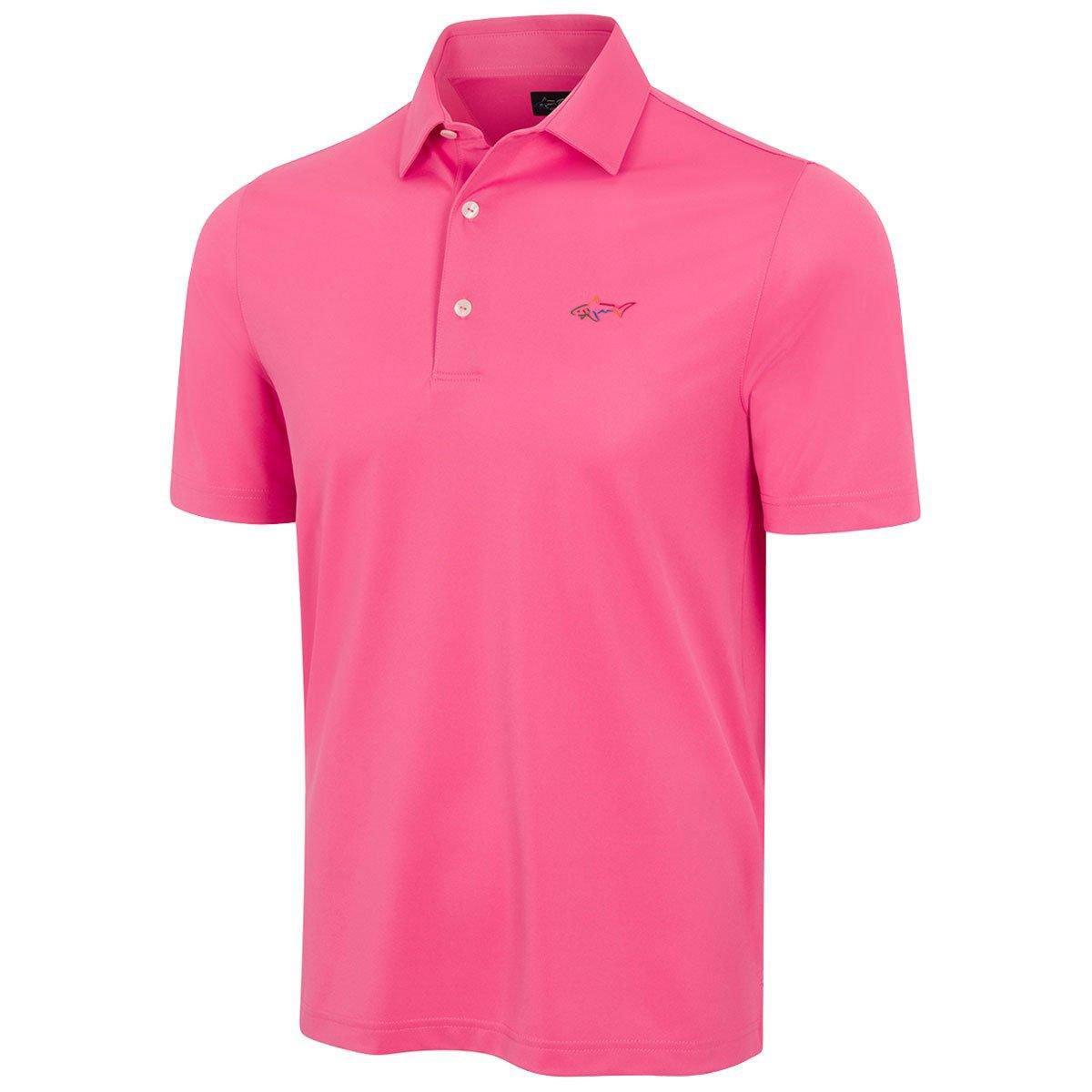 Greg Norman Men's Shark Logo Golf Polo Shirt