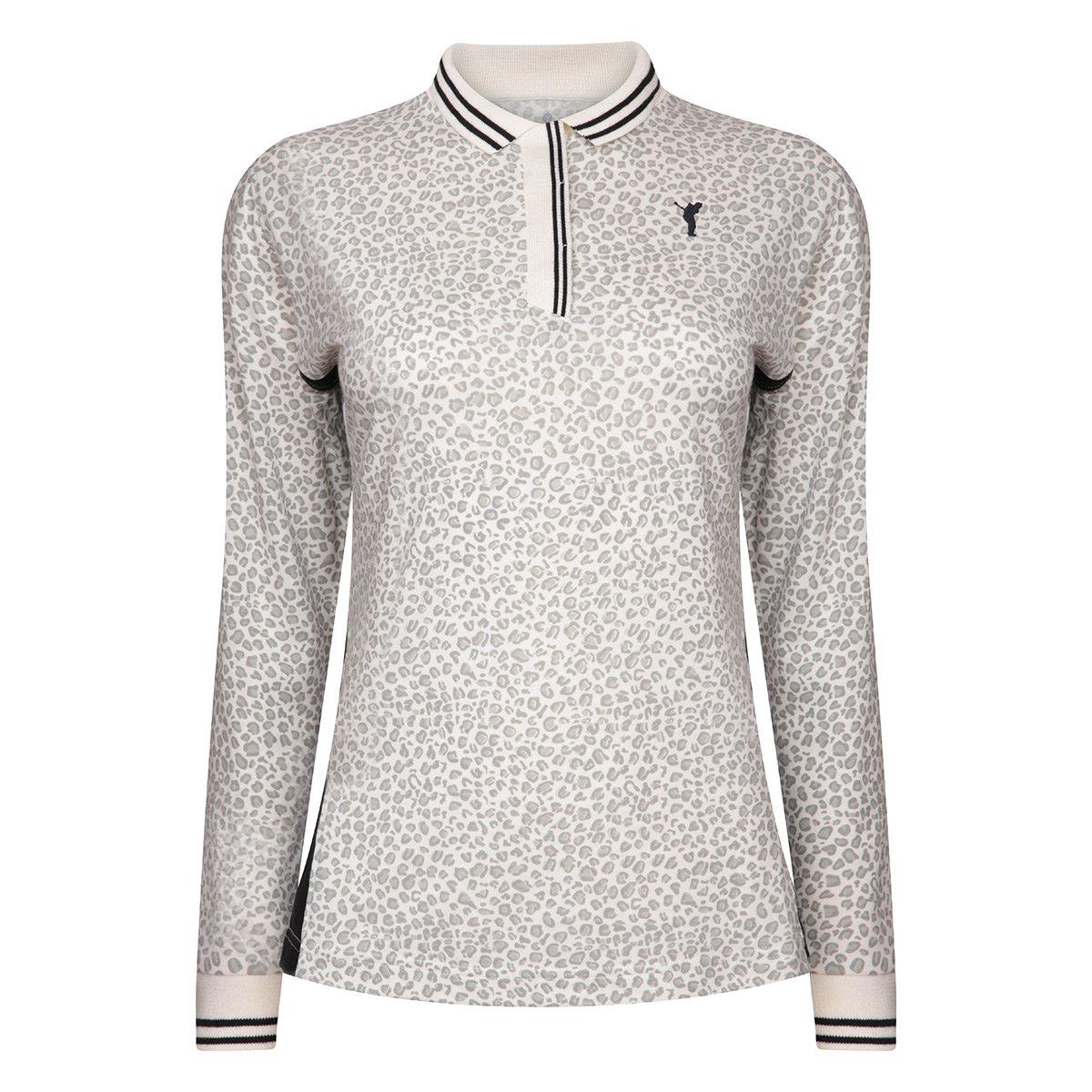 OCEANTEE Ladies Long Sleeve Golf Polo Shirt