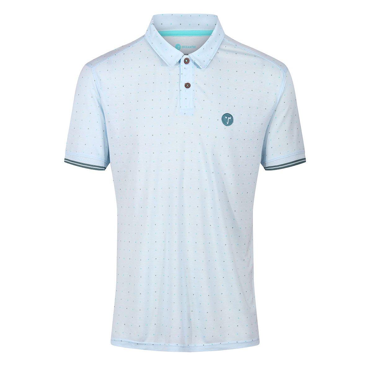Stromberg OCEANTEE Repeat Print Golf Polo Shirt