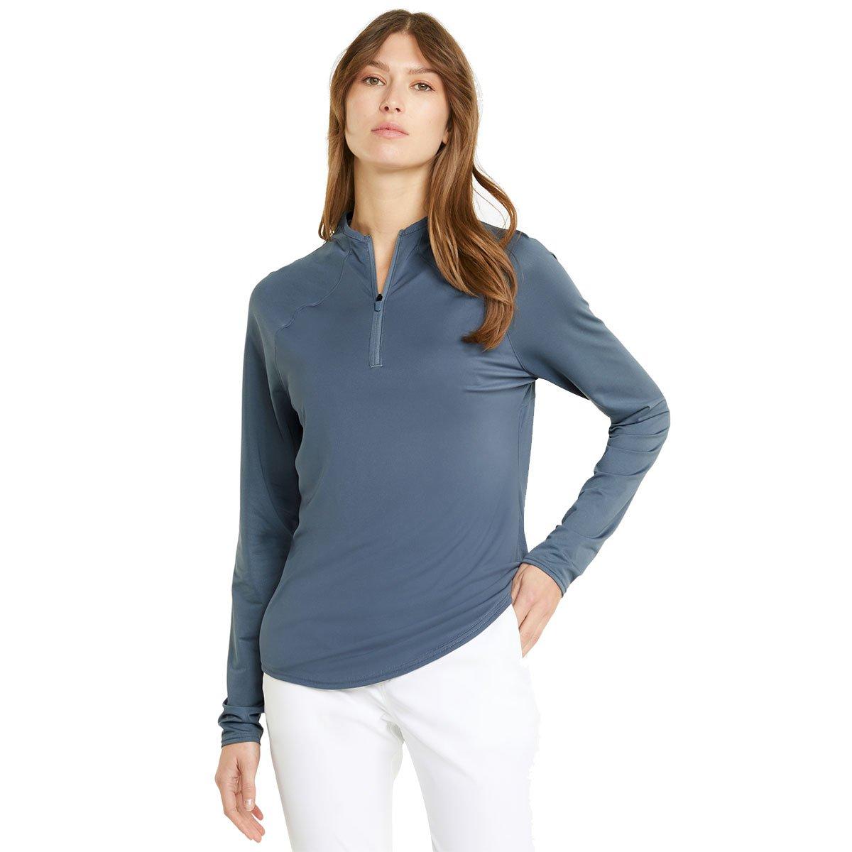 PUMA Ladies Shine Half Zip Golf Midlayer