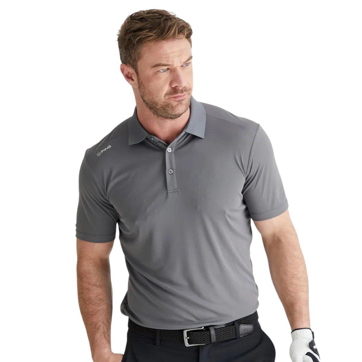 PING Men's Lindum Stretch Golf Polo Shirt