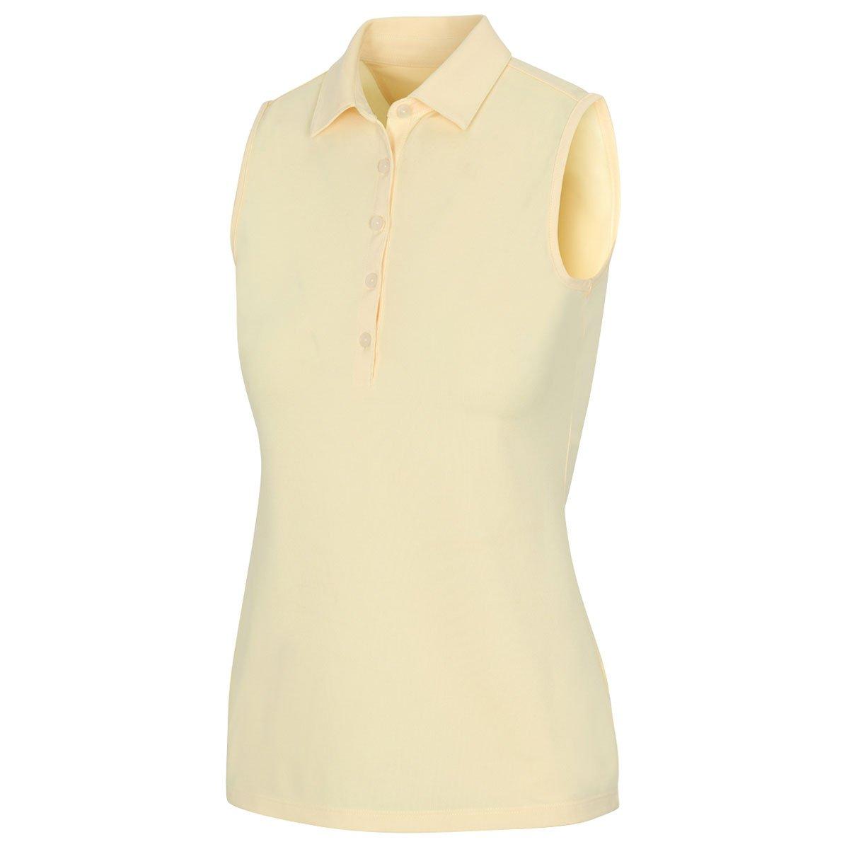 Greg Norman Ladies Freedom Pique Sleeveless Golf Polo Shirt