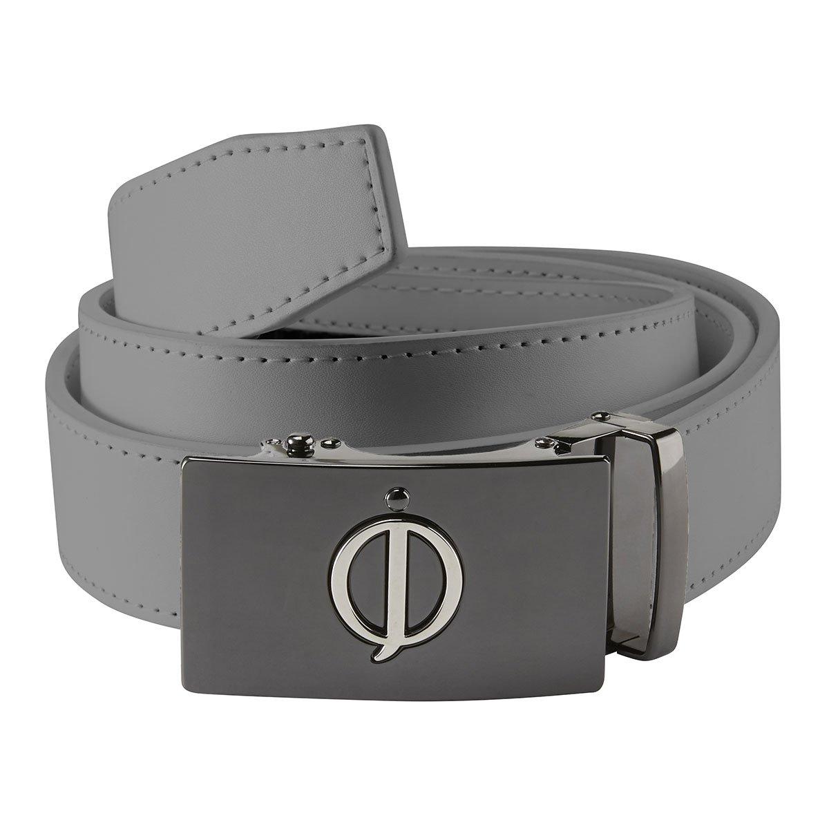 Oscar Jacobson Men's Leather Logo Golf Belt