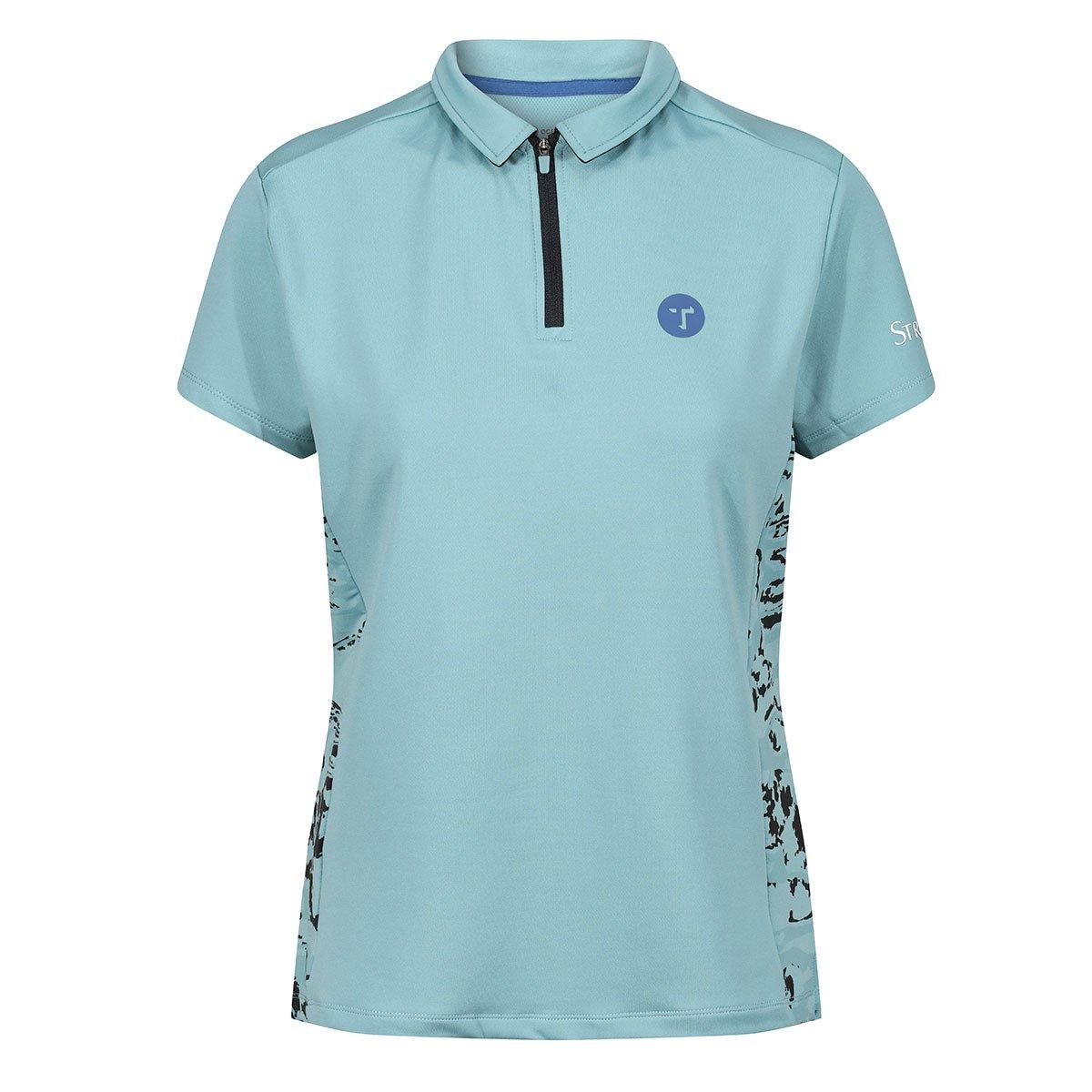 Ocean Tee Ladies Ocean Tee Stromberg Print Polo Shirt