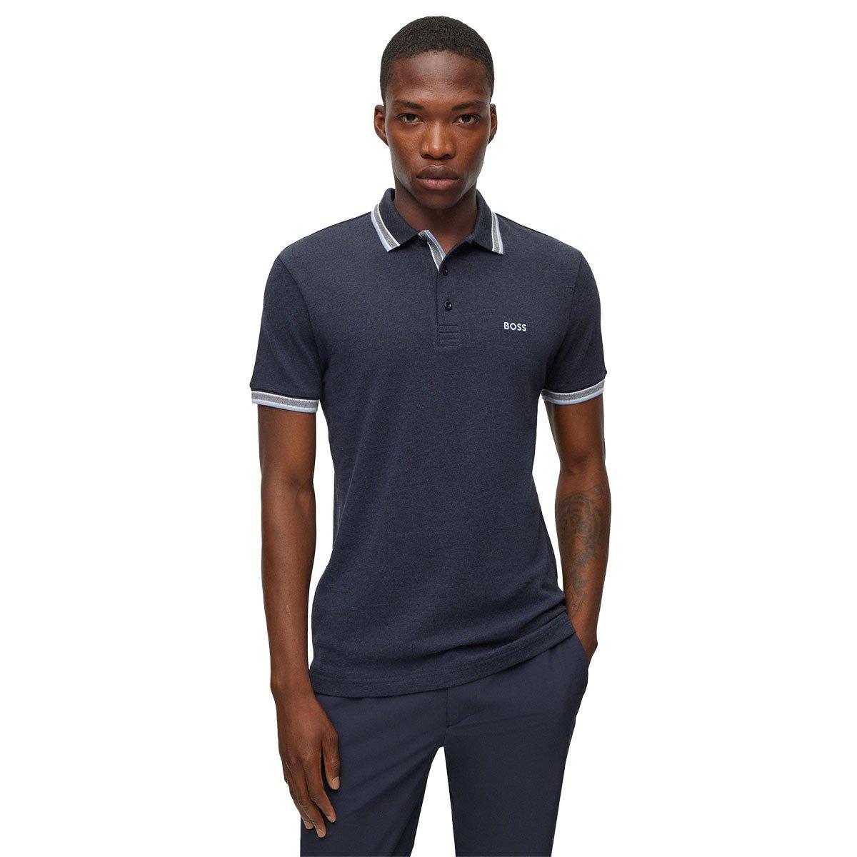 Hugo Boss Men's Paddy Golf Polo Shirt - Dark Blue