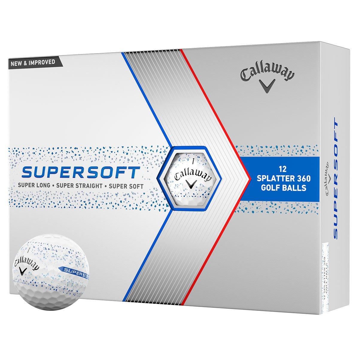 Callaway Supersoft Splatter 12 Golf Ball Pack