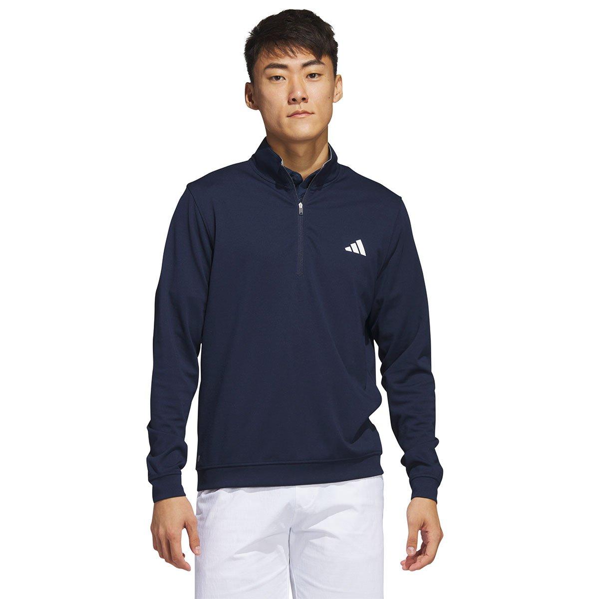 adidas Men's Elevated Quarter Zip Golf Midlayer