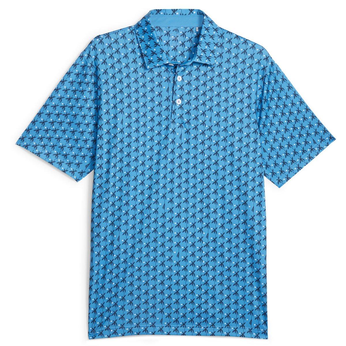 PUMA Men's MATTR Palms Golf Polo Shirt