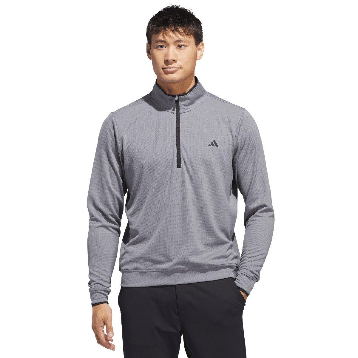 adidas Men's Lightweight Half Zip Golf Midlayer