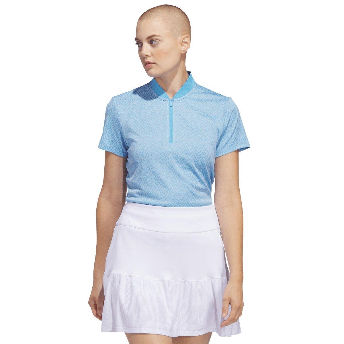Adidas Adidas Ladies Adidas Ultimate365 Jacquard Polo Shirt