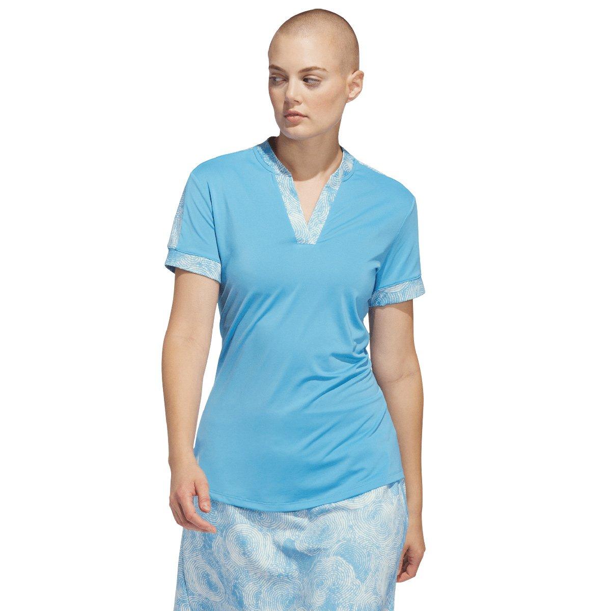 Adidas Ladies Adidas Ultimate365 Printed Polo Shirt