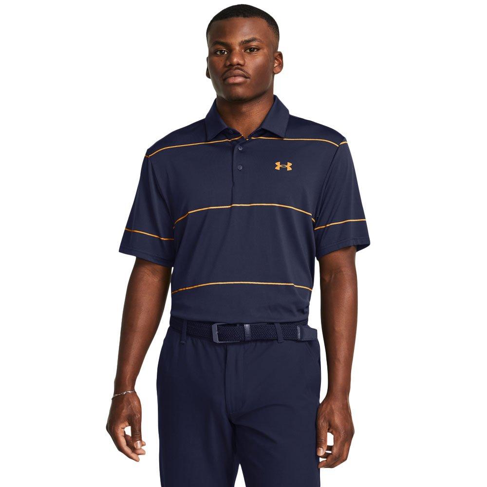 Under Armour Playoff 3.0 Club House Stripe Printed Polo Shirt