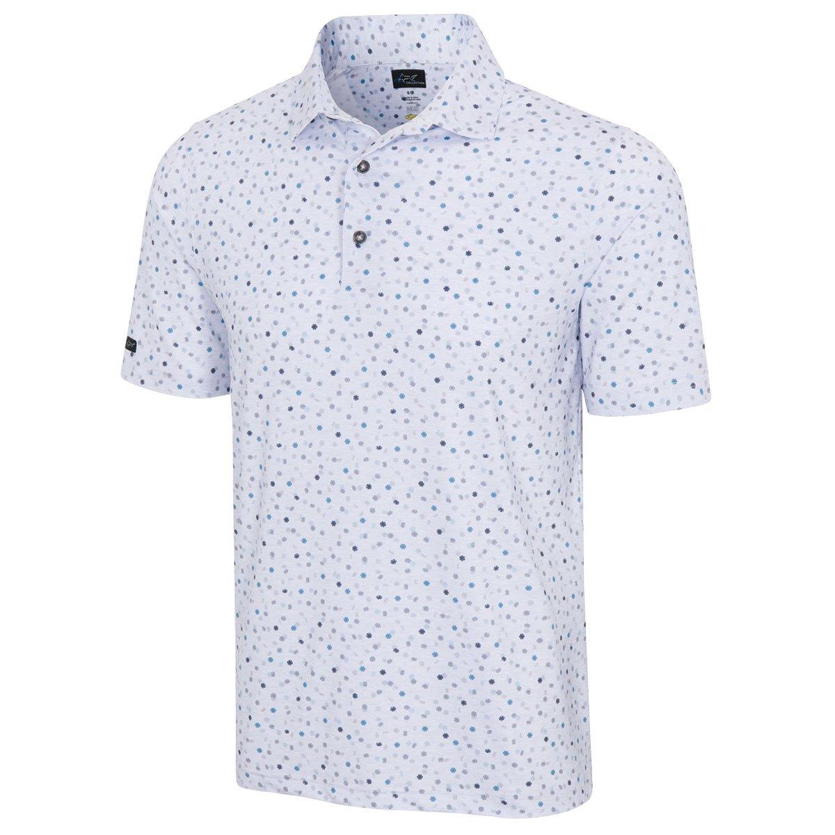 Greg Norman Men's Dancing Chips ML75 Stretch Golf Polo Shirt