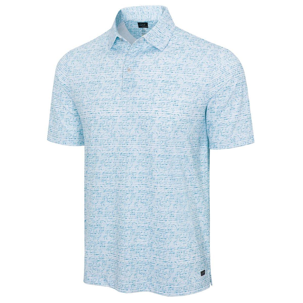 Greg Norman Greg Norman Graffiti FIN Stripe ML75 Stretch Polo Shirt