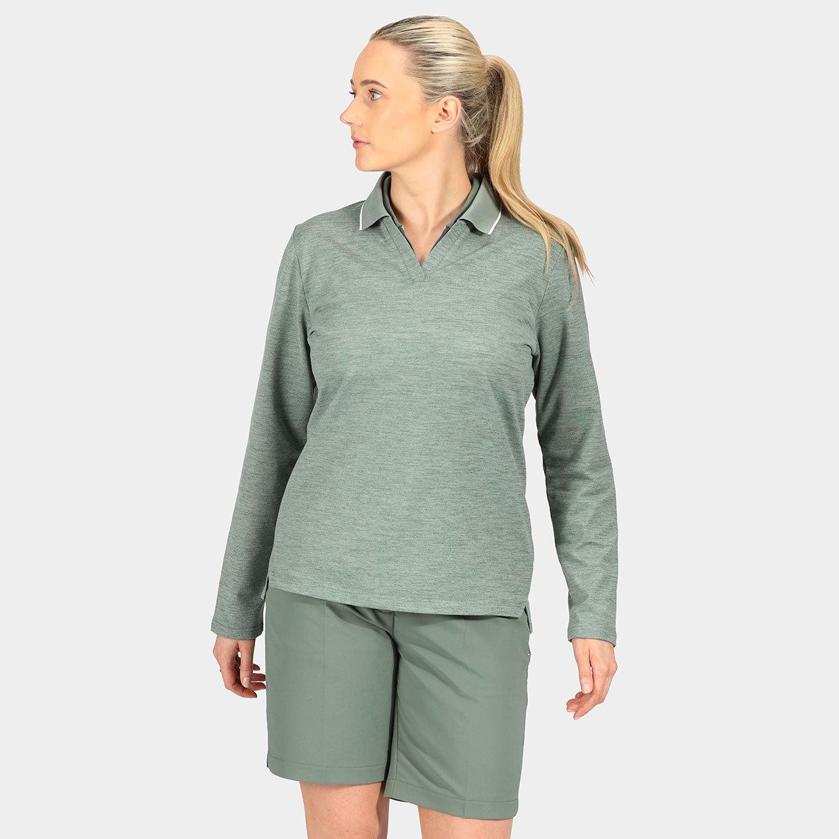 Stromberg Ladies Marl Print Golf Mid Layer