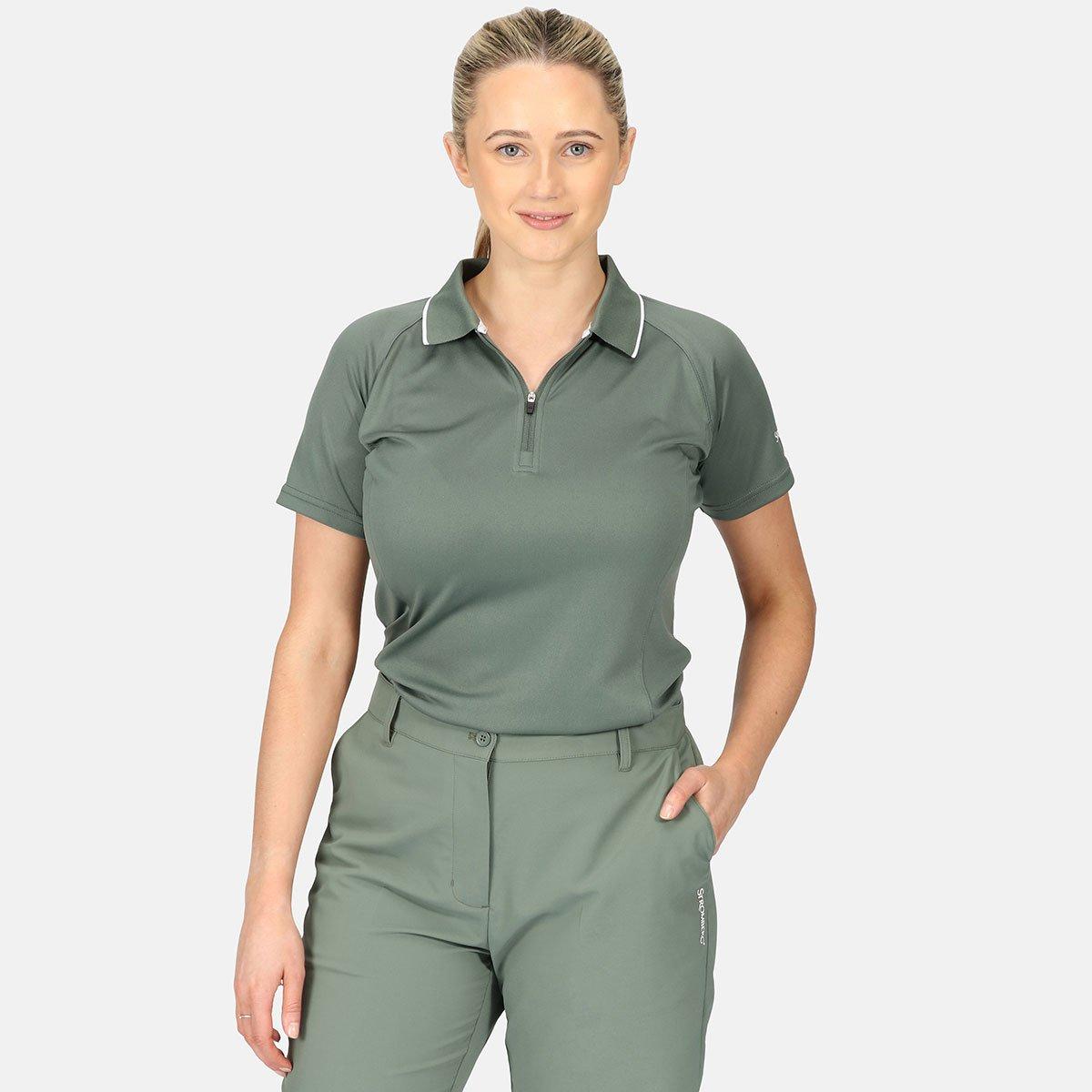Stromberg Ladies Stromberg ZIP Placket Polo Shirt