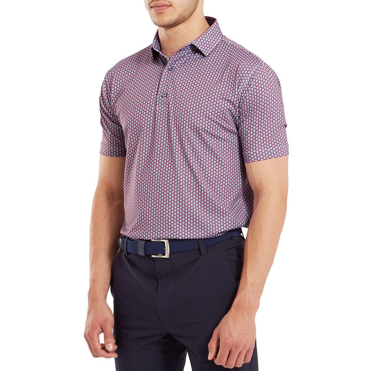 FootJoy FootJoy Scallop Shell Foulard Lisle Polo Shirt