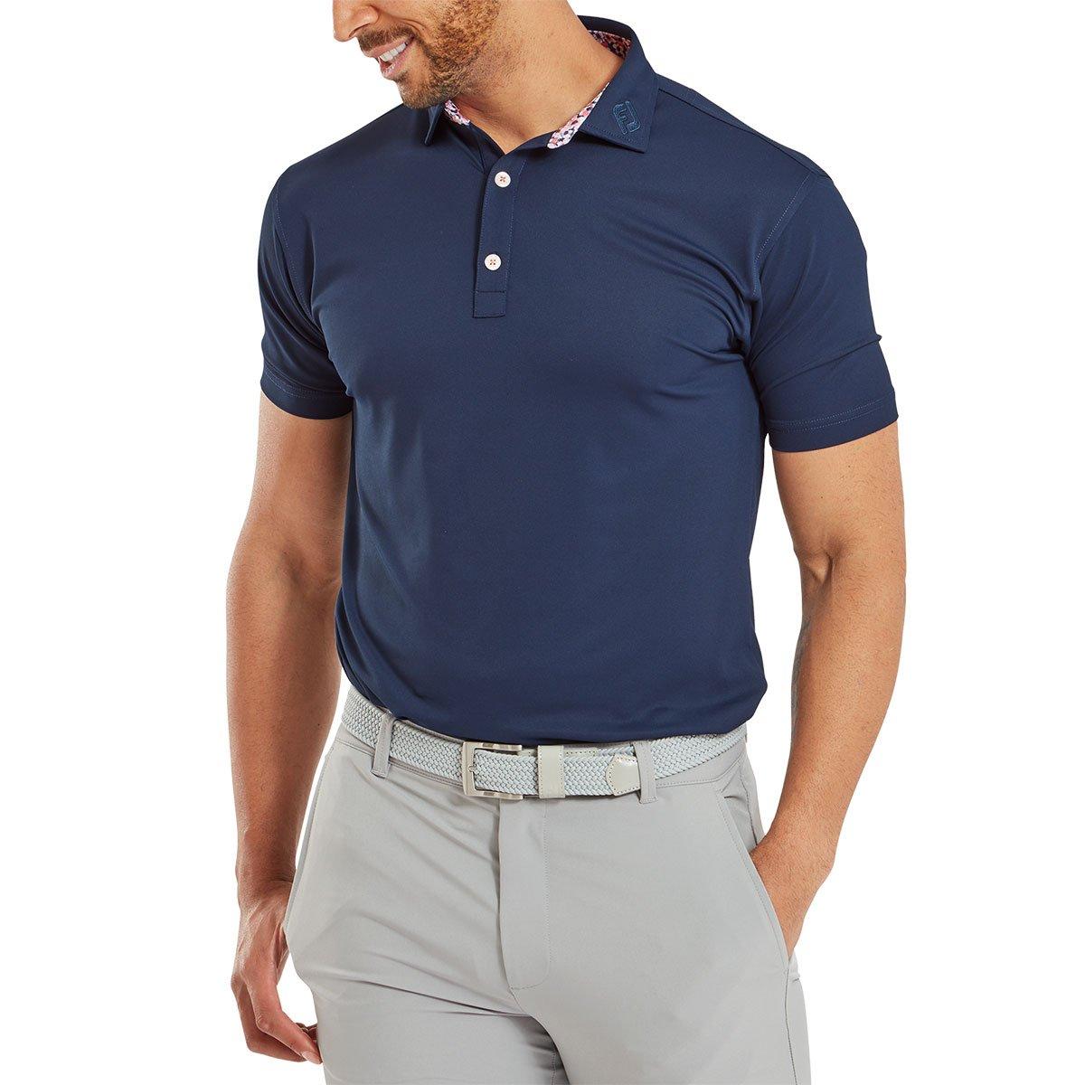FootJoy Men's Primrose Trim Pique Golf Polo Shirt