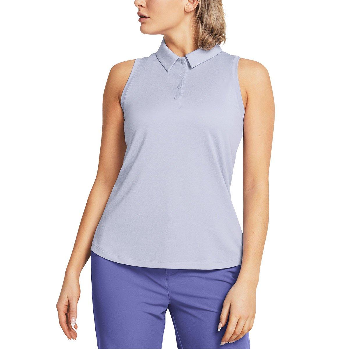 Under Armour Ladies Playoff Sleeveless Golf Polo Shirt