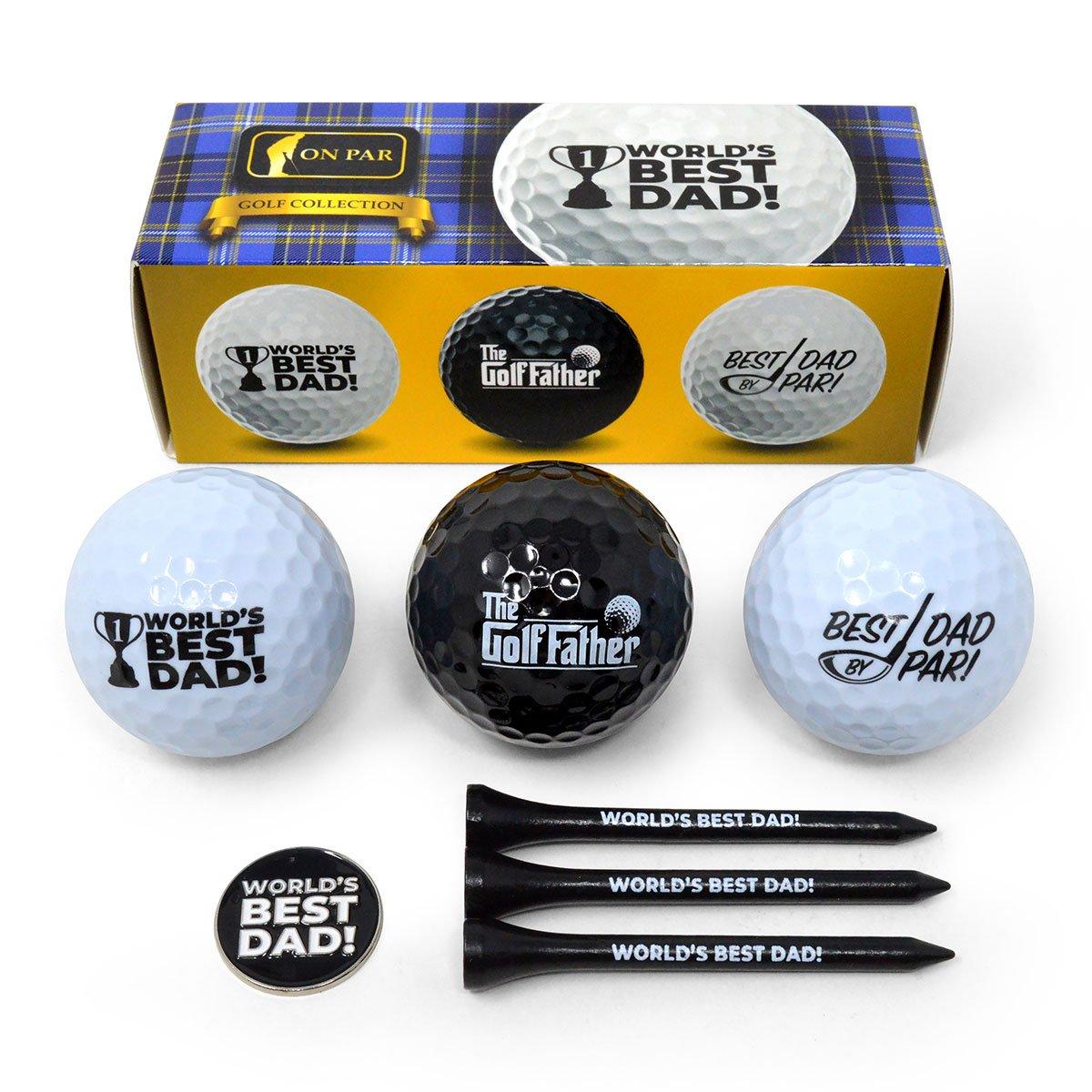 ON PAR World Greatest Dad Golf Ball Gift Set