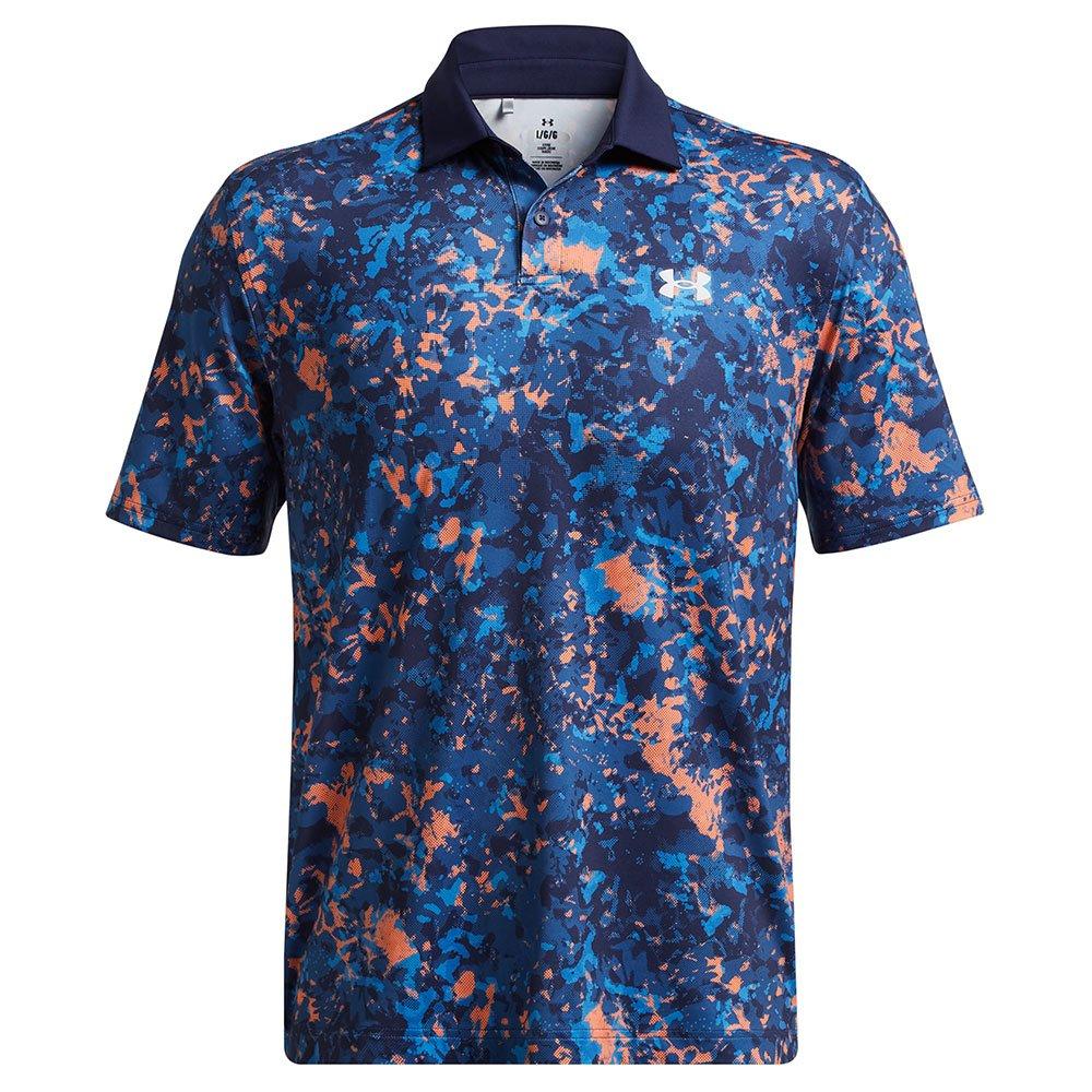 Under Armour Men's Tee to Green Printed Golf Polo Shirt