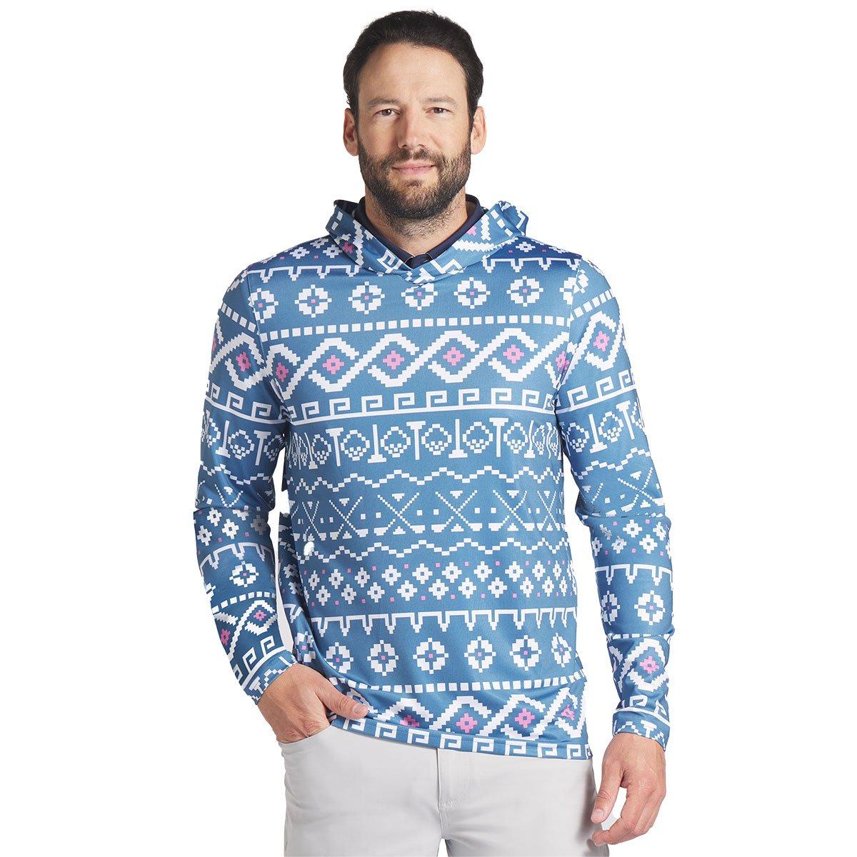 PUMA Men's Fair Isle Golf Hoodie