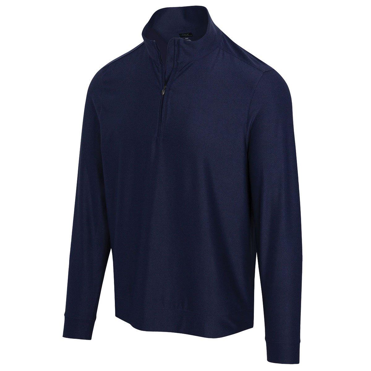 Greg Norman Men's Backswing Quarter Zip Golf Mid Layer