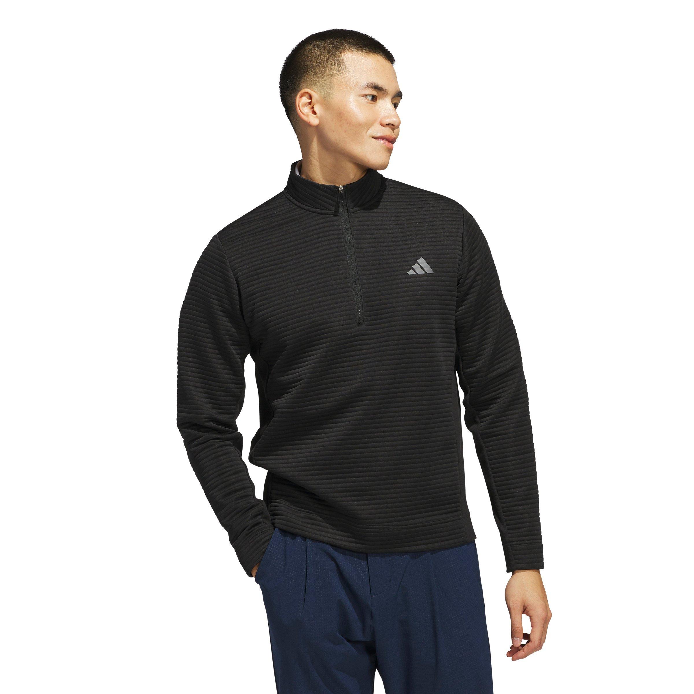 adidas Men's DWR Textured Quarter Zip Golf Mid Layer